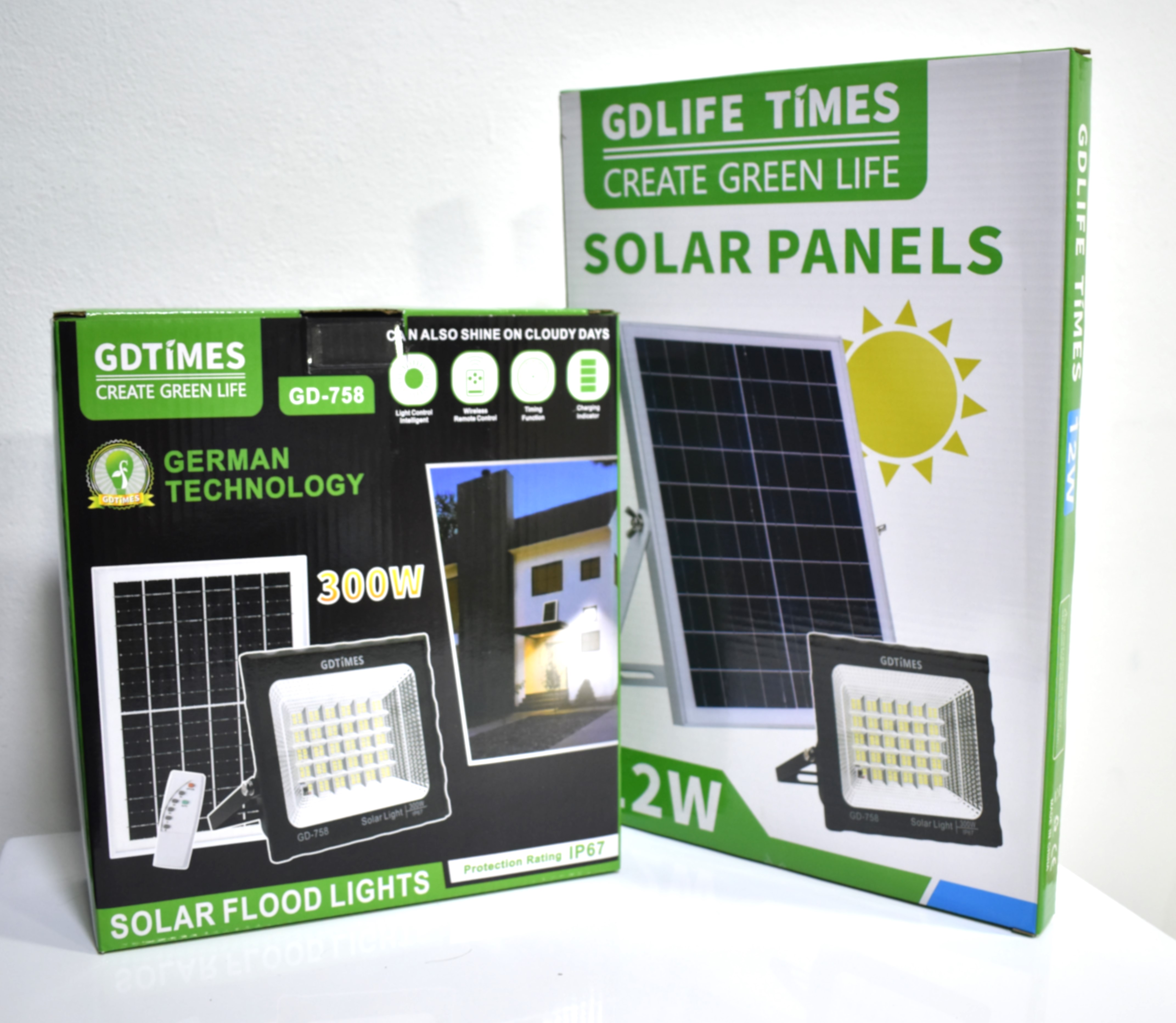 Lampara Solar 300w Gd-758